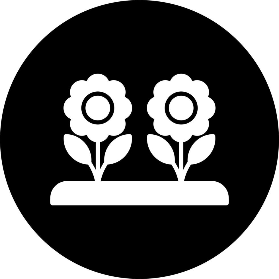 icono de vector de flores