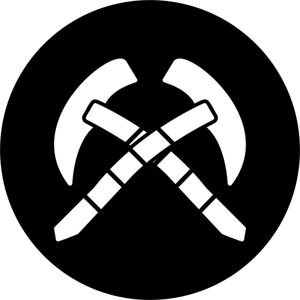Ice axe Vector Icon