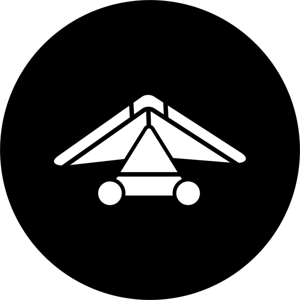 Hang Gliding Vector Icon