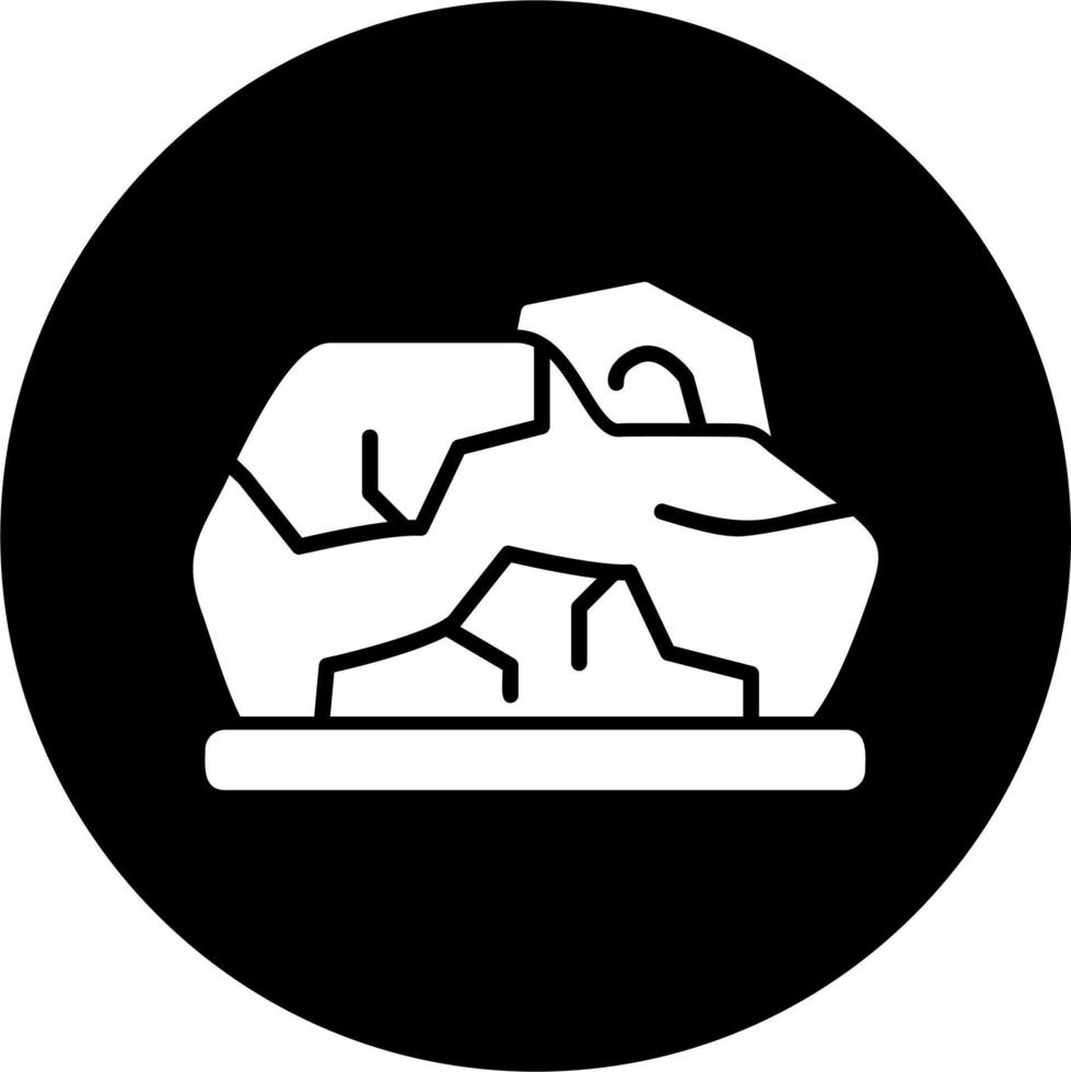 mineral vector icono