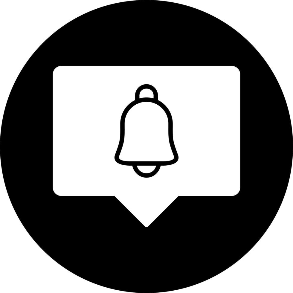 icono de vector de campana