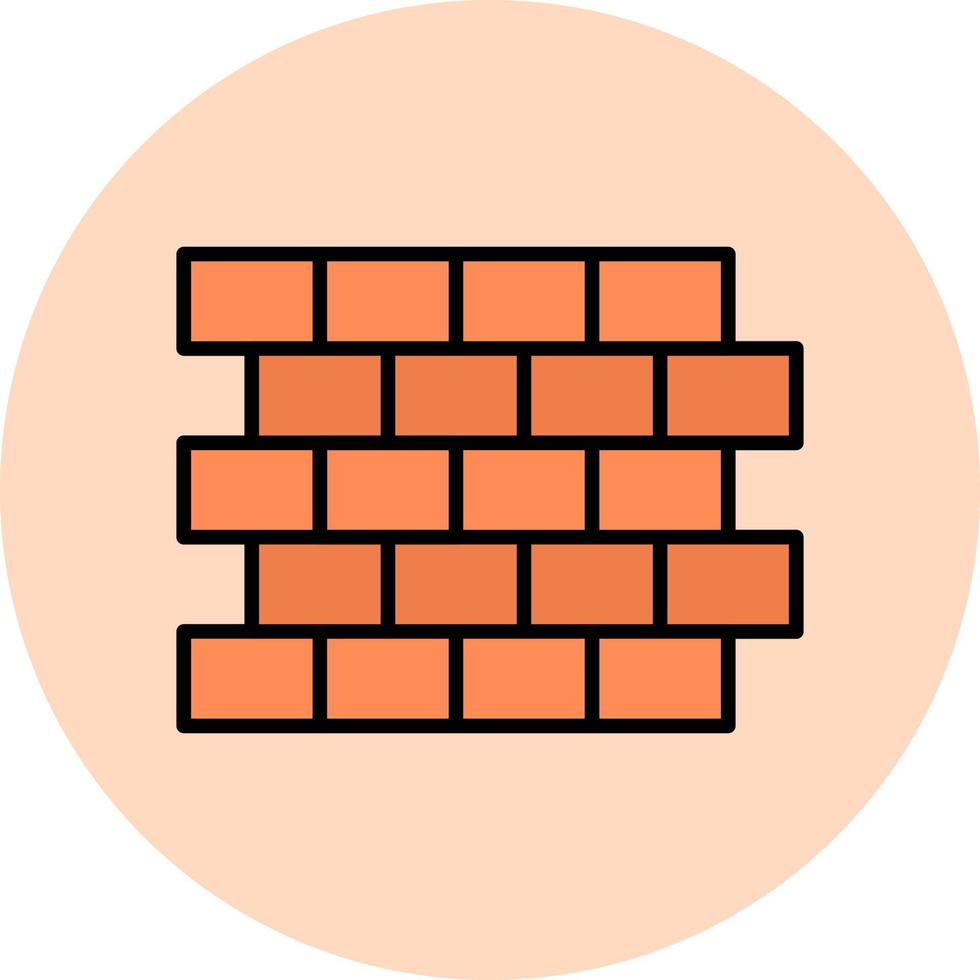 Brick Wall Vector Icon