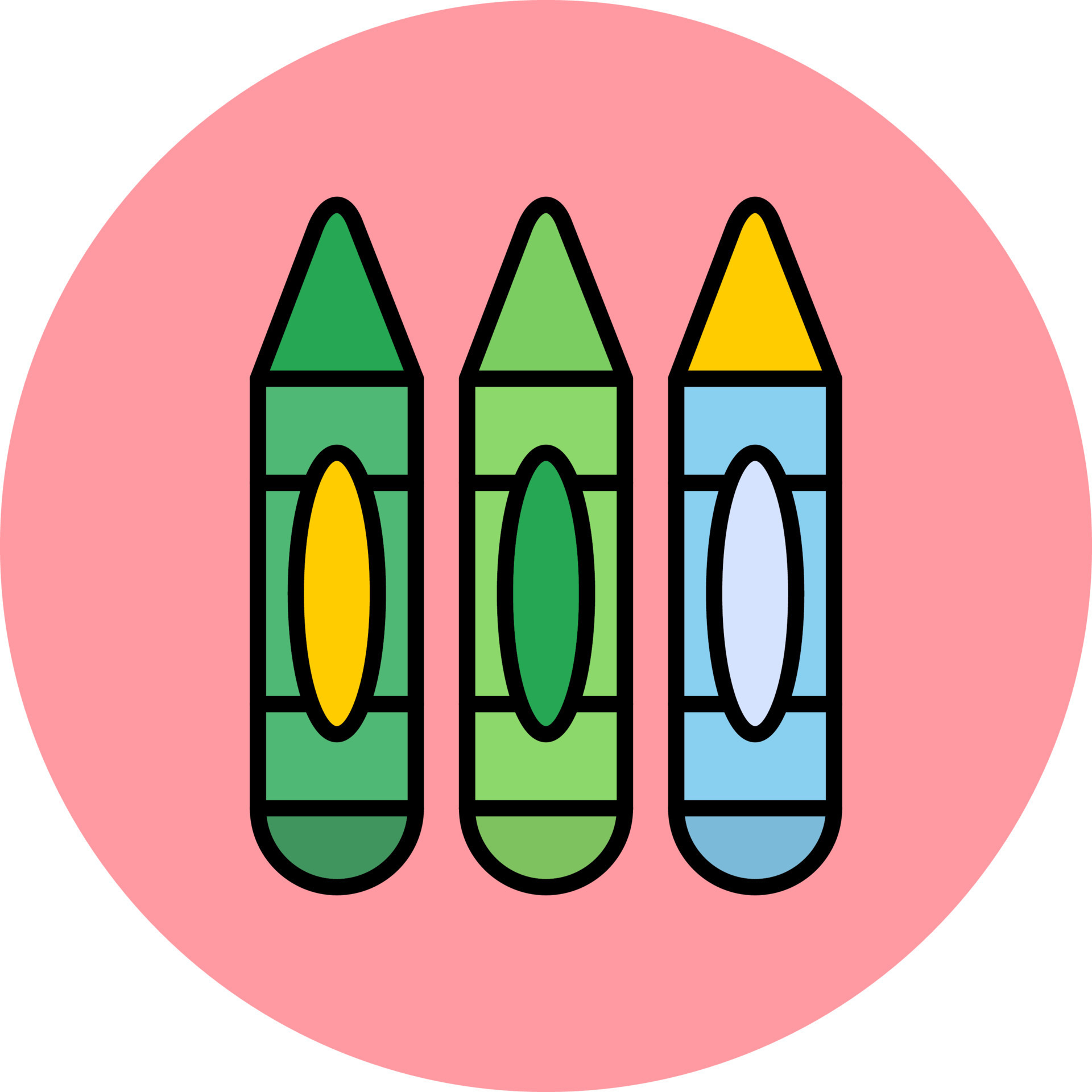 Crayon Vector Icon 21040288 Vector Art at Vecteezy