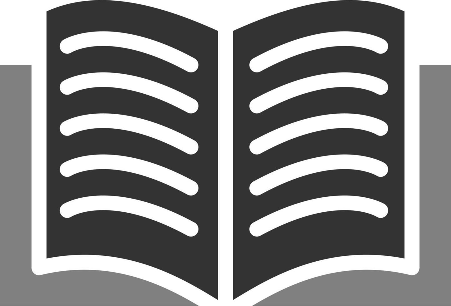 Open Book Vector Icon