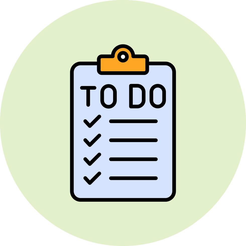 To Do List Vector Icon