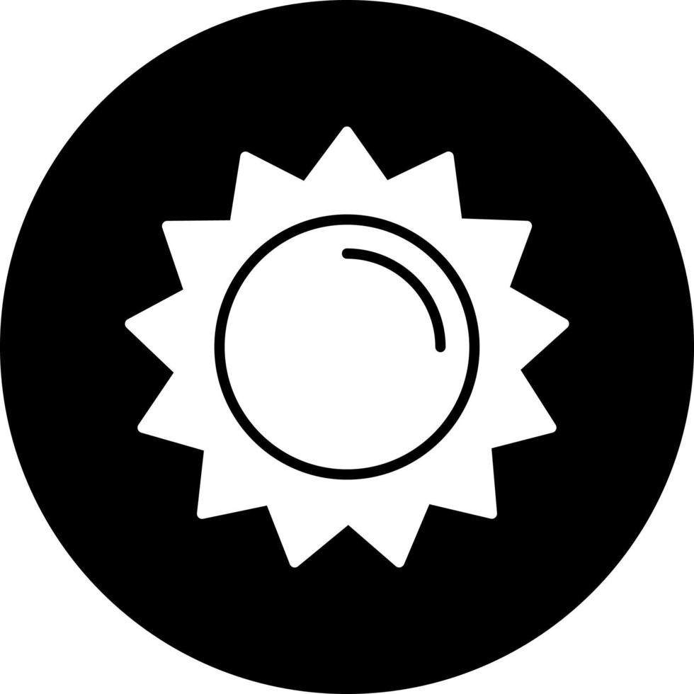 icono de vector de sol