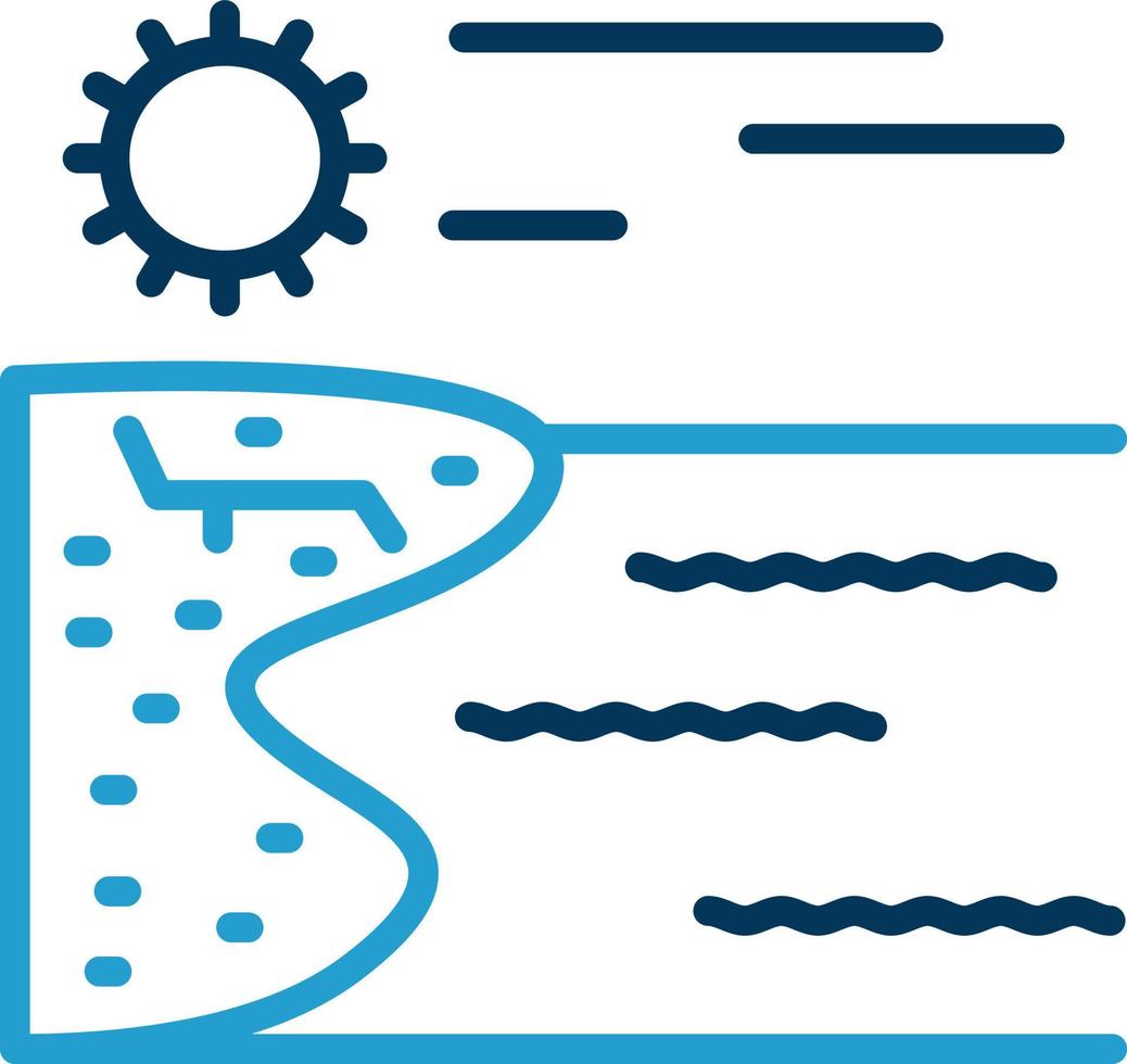 Beach Vector Icon Design