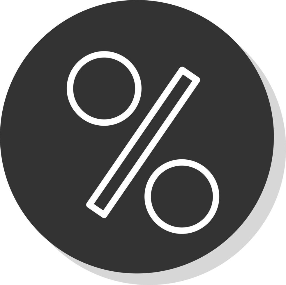 Percentage Vector Icon Design