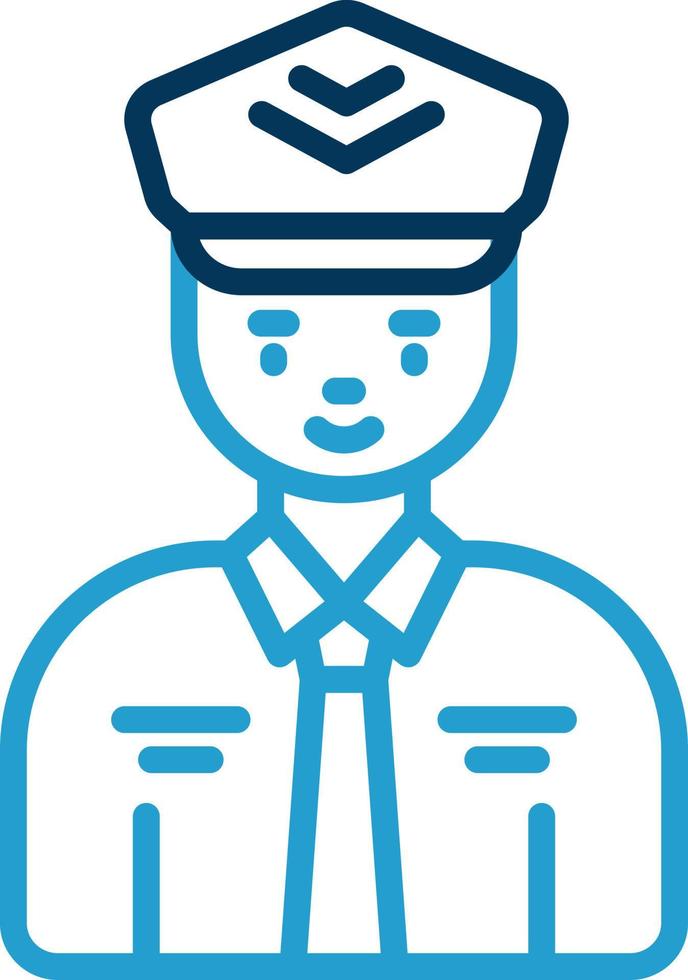 Pilot Vector Icon Design