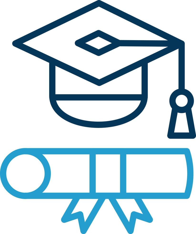 Graduation Toga Vector Icon Design