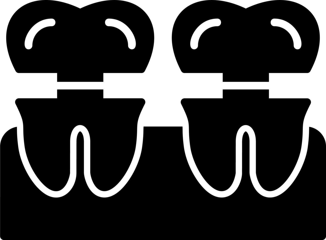 Dental Implant Vector Icon