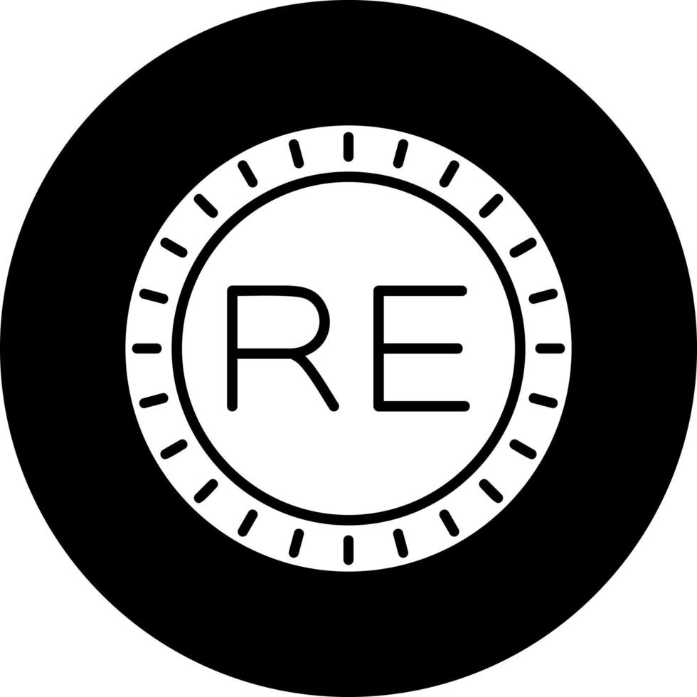 Reunion Island Dial code Vector Icon