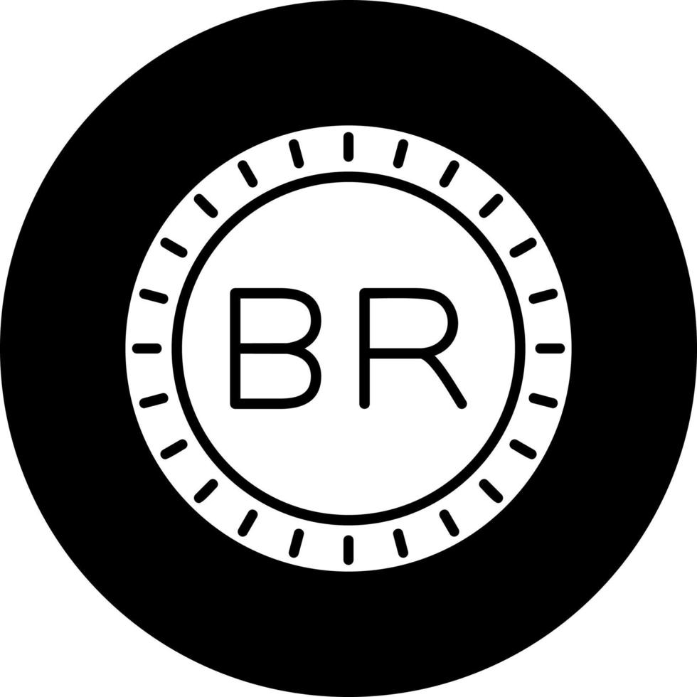Brasil marcar código vector icono