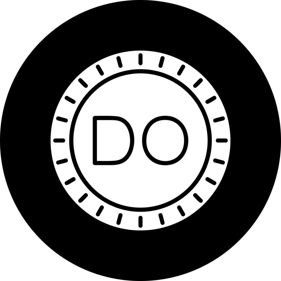 dominicano república marcar código vector icono