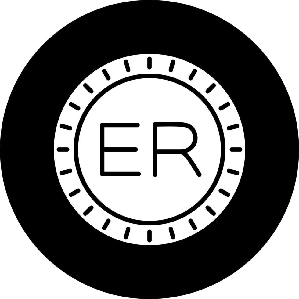 eritrea marcar código vector icono