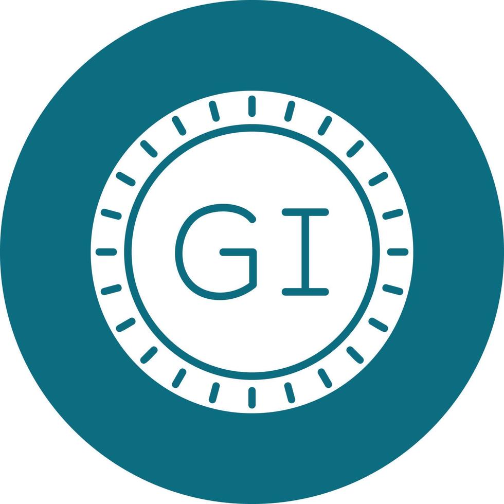 Gibraltar Dial code Vector Icon