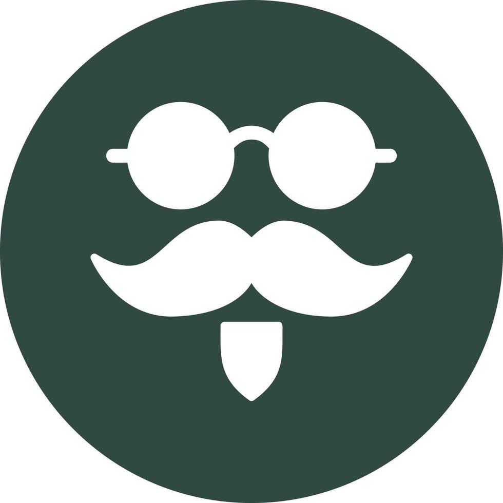 icono de vector de bigote