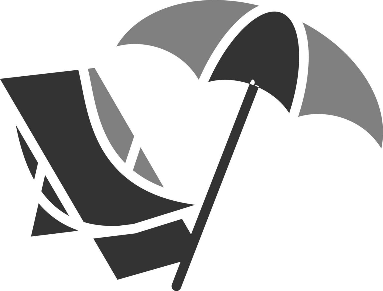 Deckchair Vector Icon