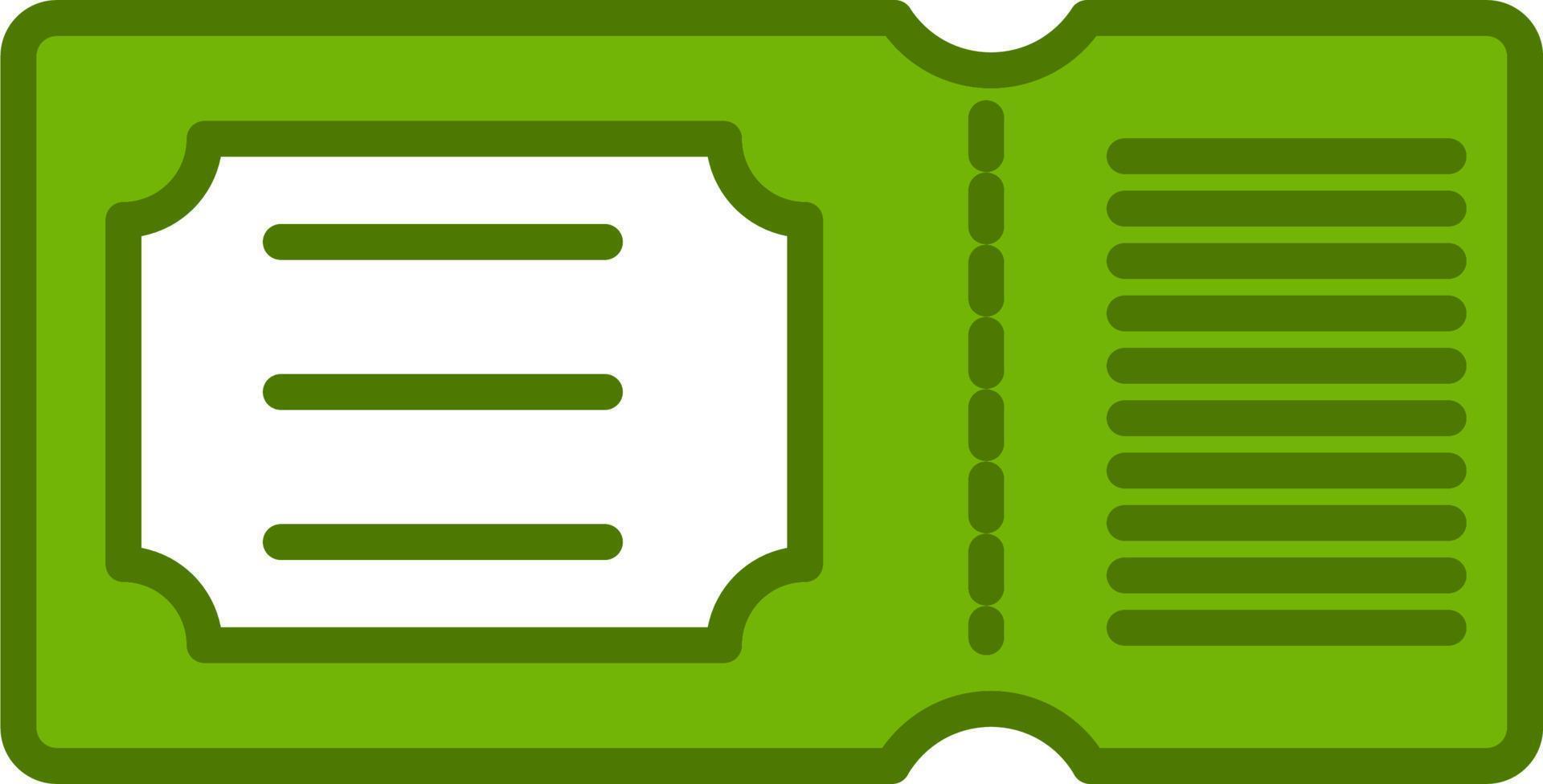 Ticket Vector Icon