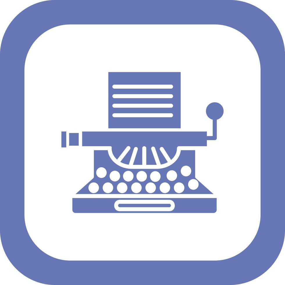 Typewriter Vector Icon