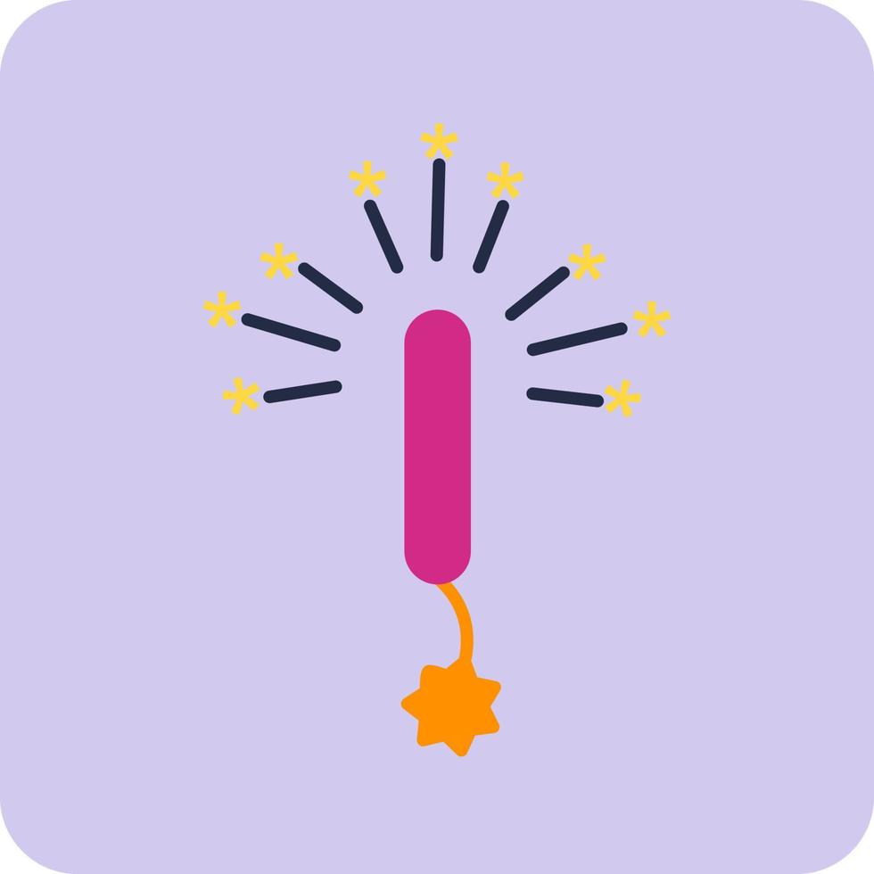 Sparkler Vector Icon
