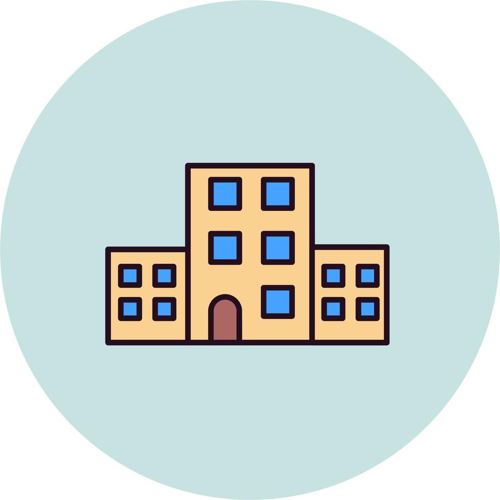 icono de vector de edificio