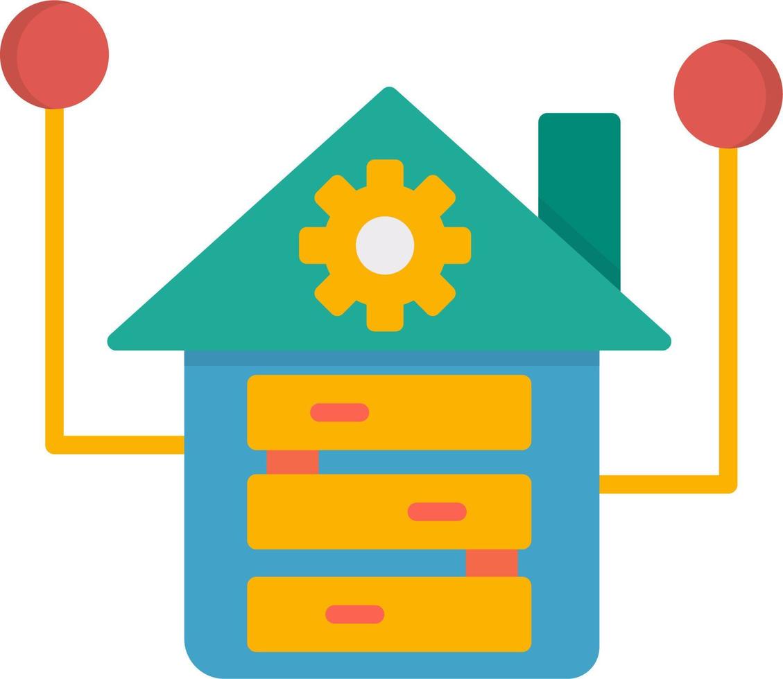 Data Warehouse Vector Icon