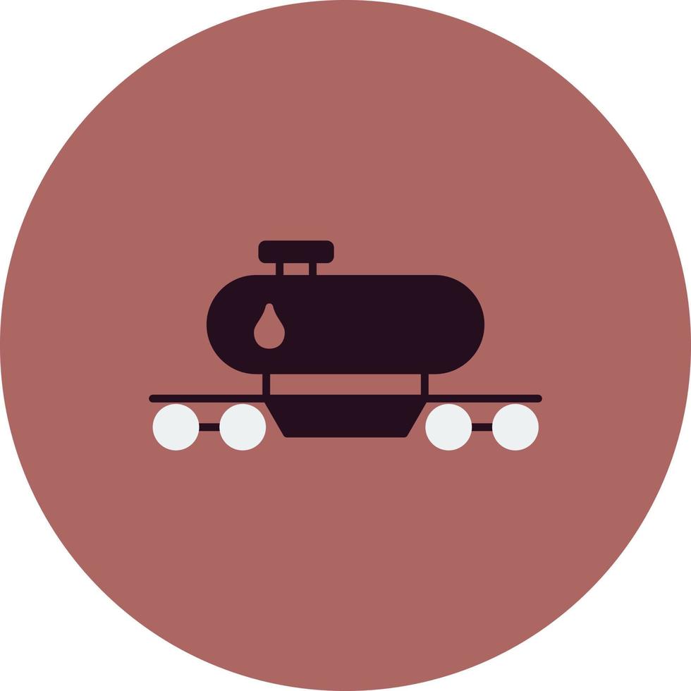 icono de vector de tanque de aceite