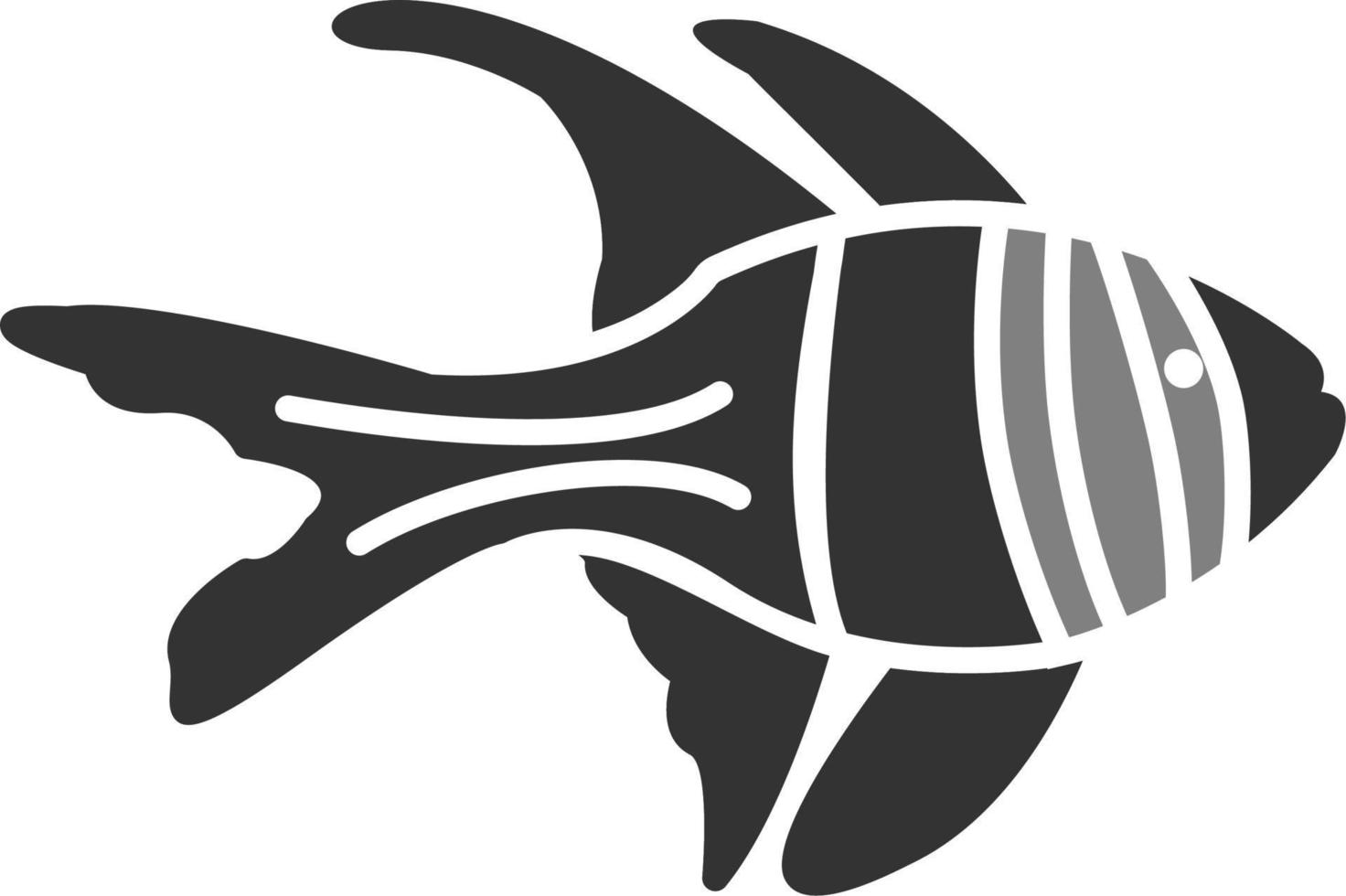 Banggai Cardinal Fish Vector Icon