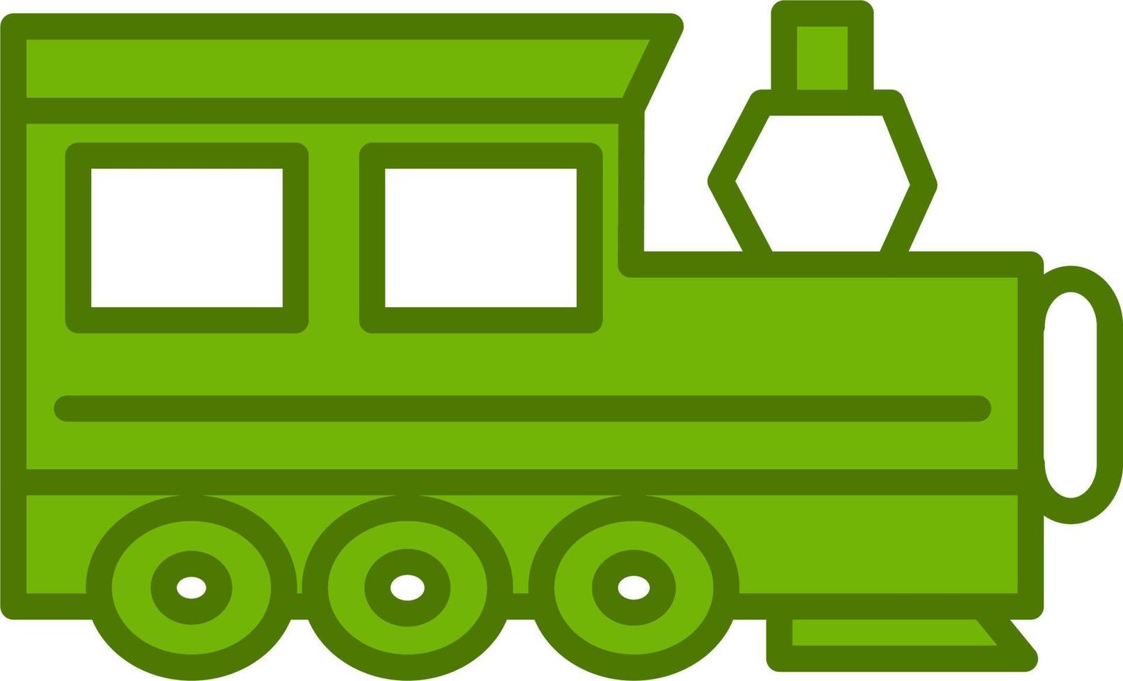 icono de vector de tren