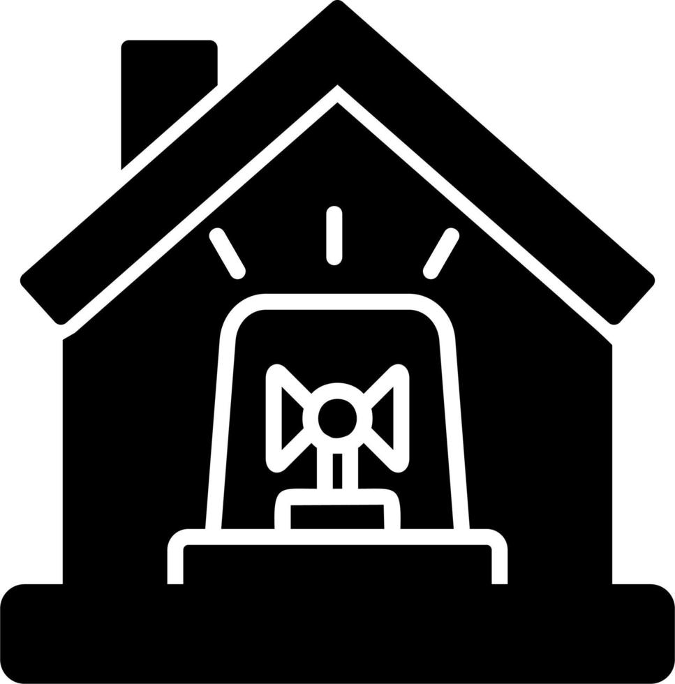 icono de vector de alarma de incendio