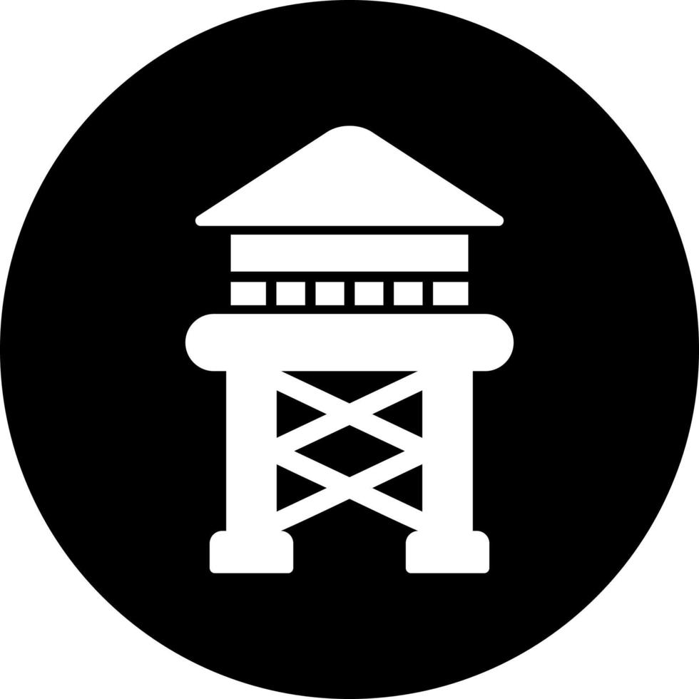 Water Tower Vector Icon