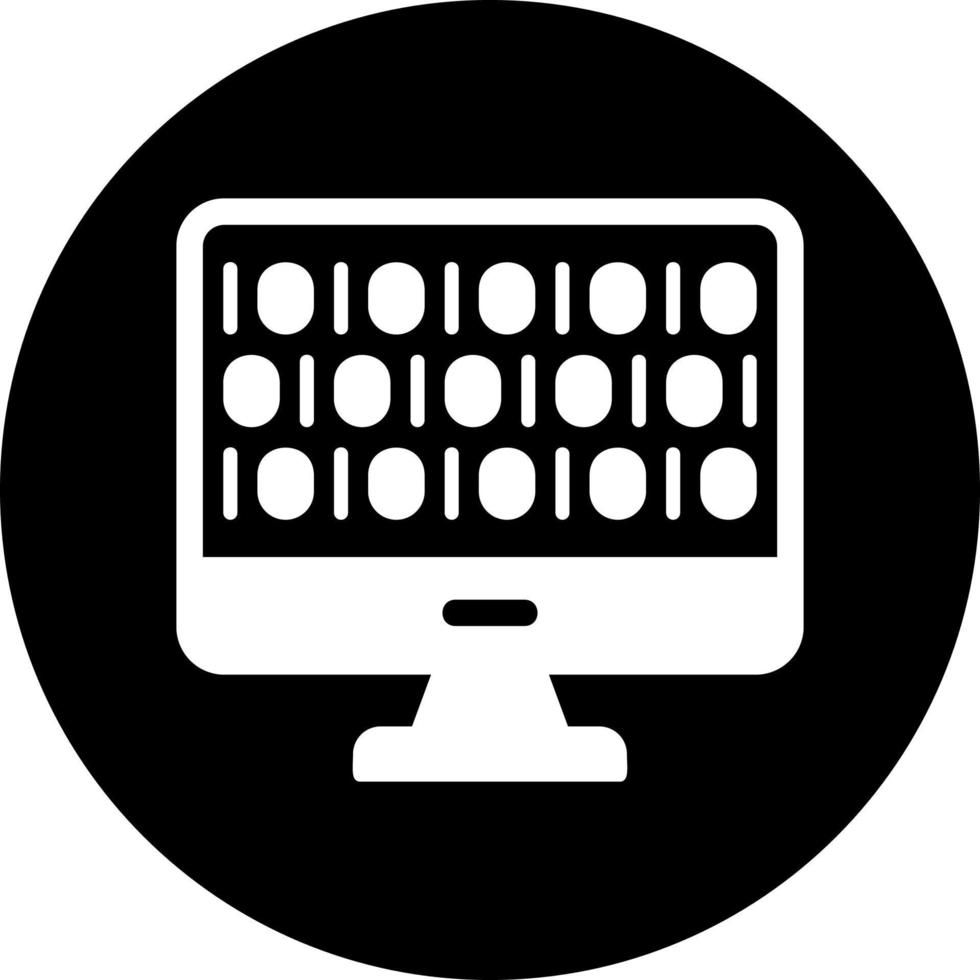 Binary Code Vector Icon