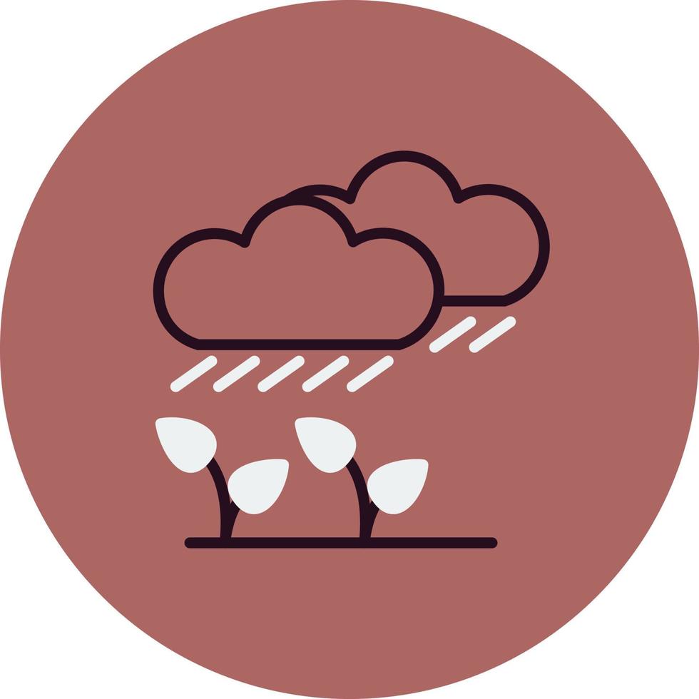 icono de vector de lluvia