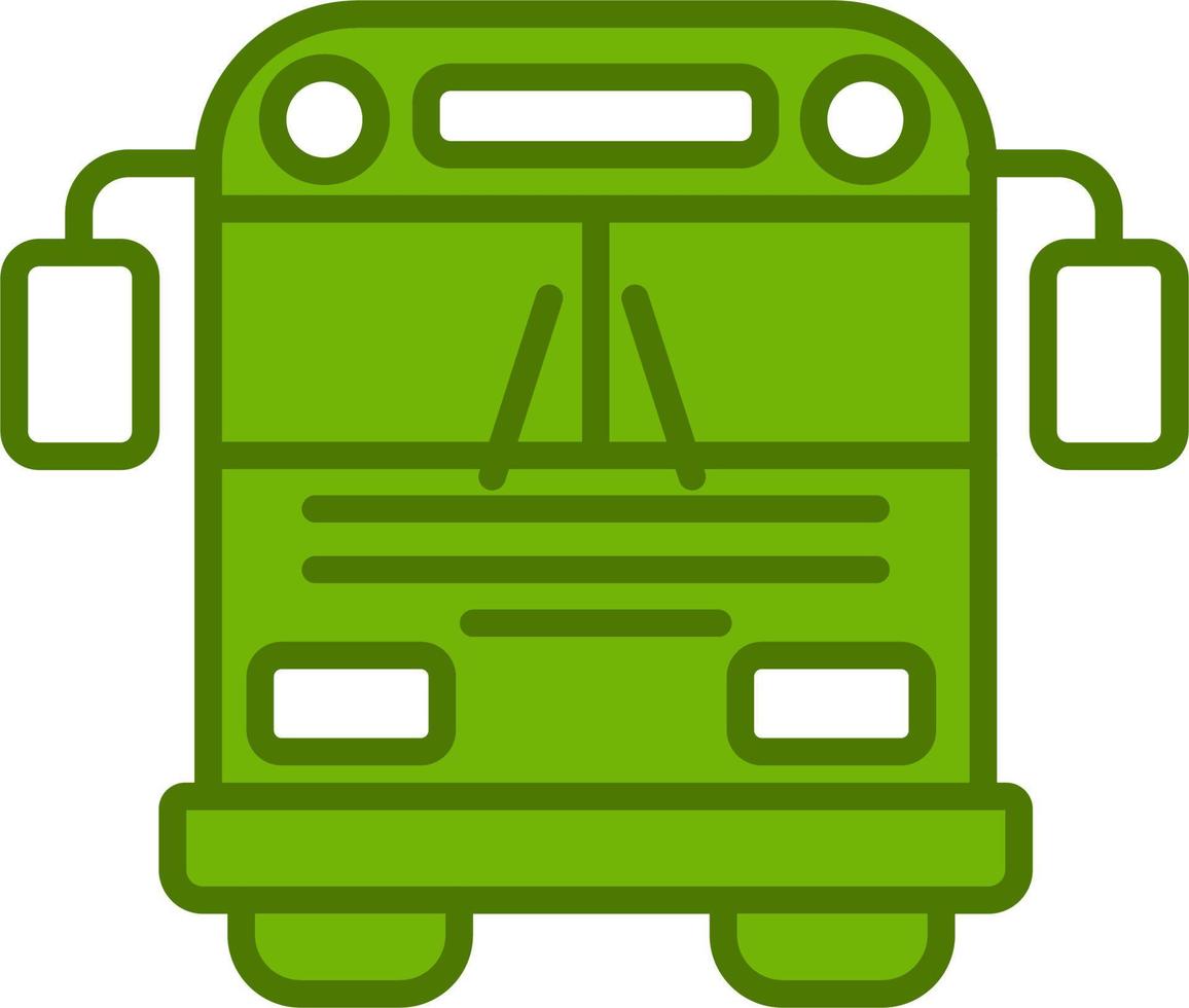 icono de vector de autobús escolar