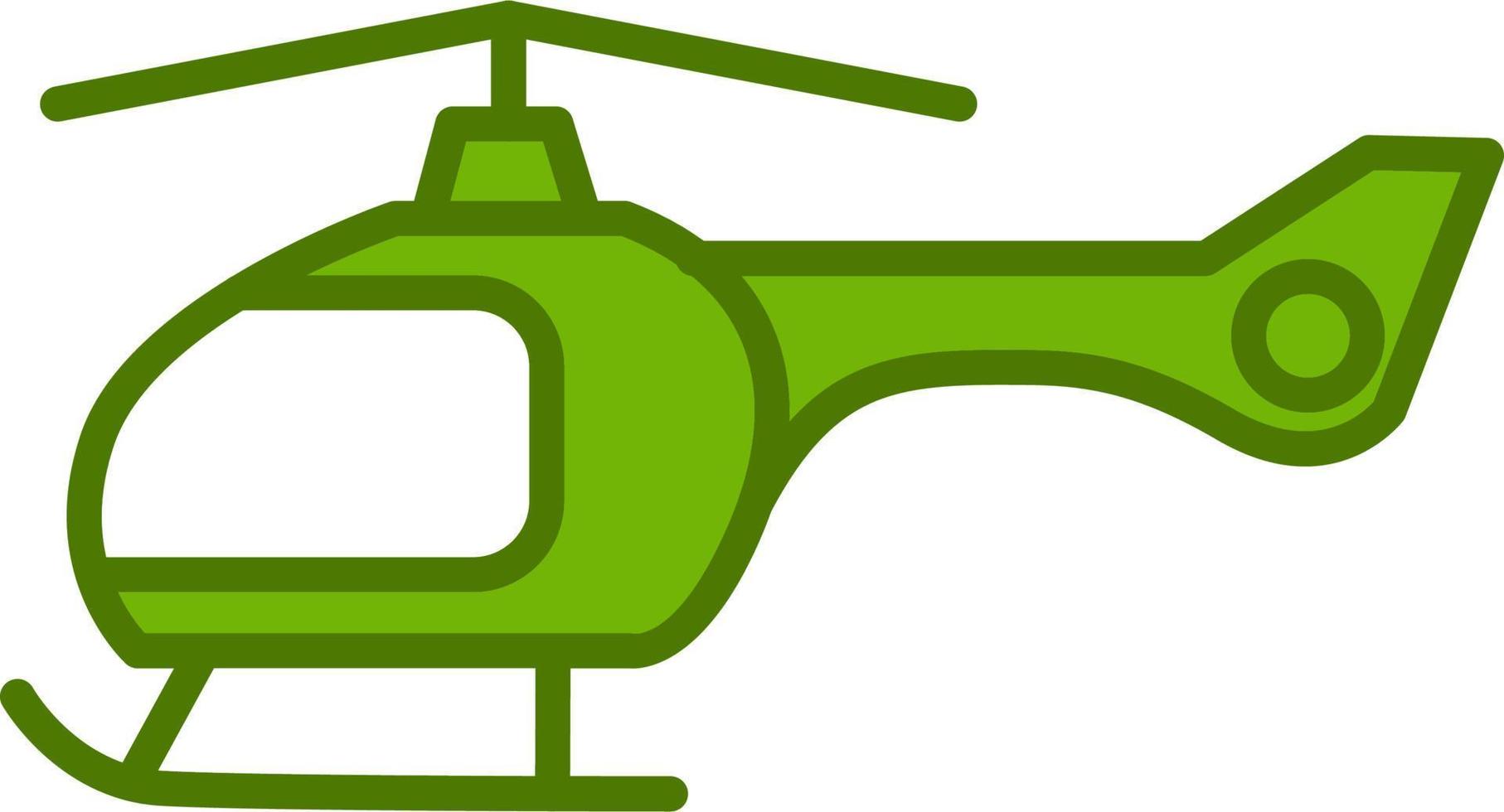 icono de vector de helicóptero