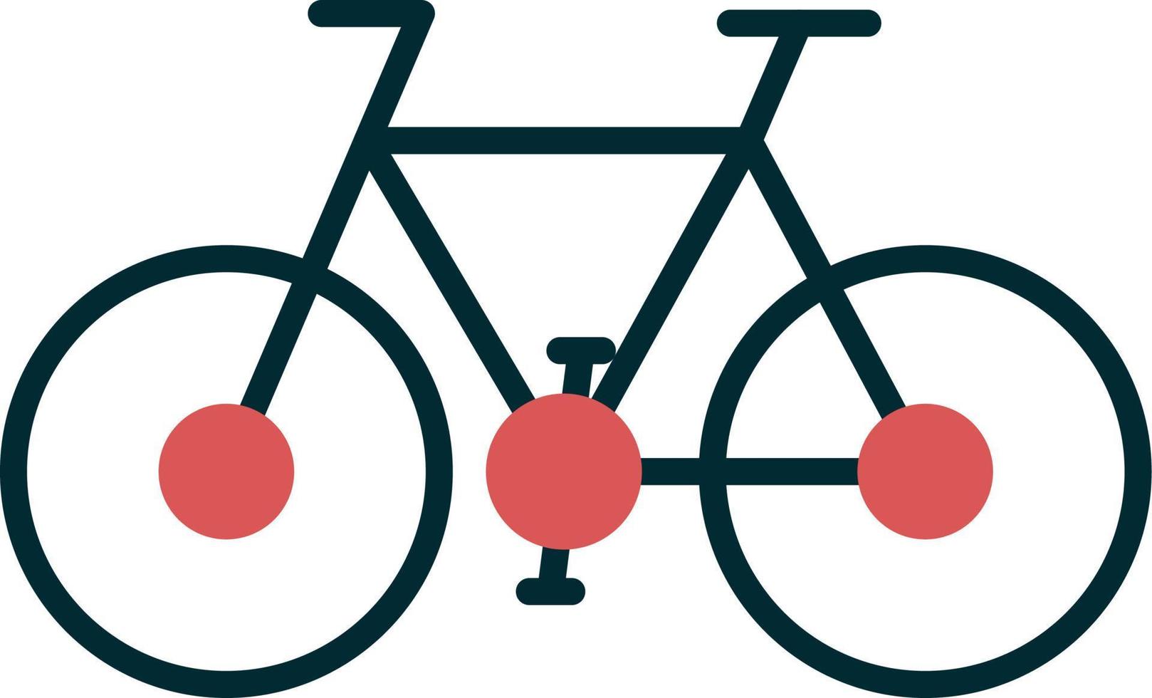 icono de vector de bicicleta