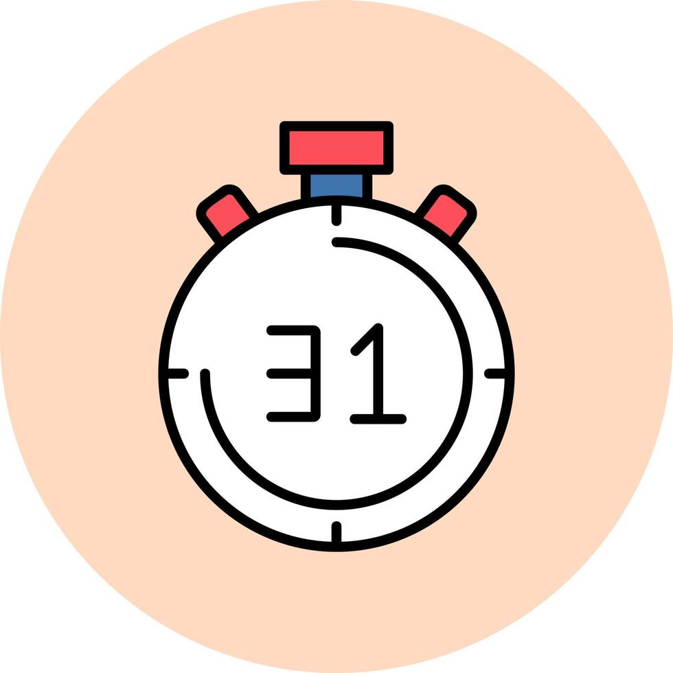 Stopwatch Vector Icon