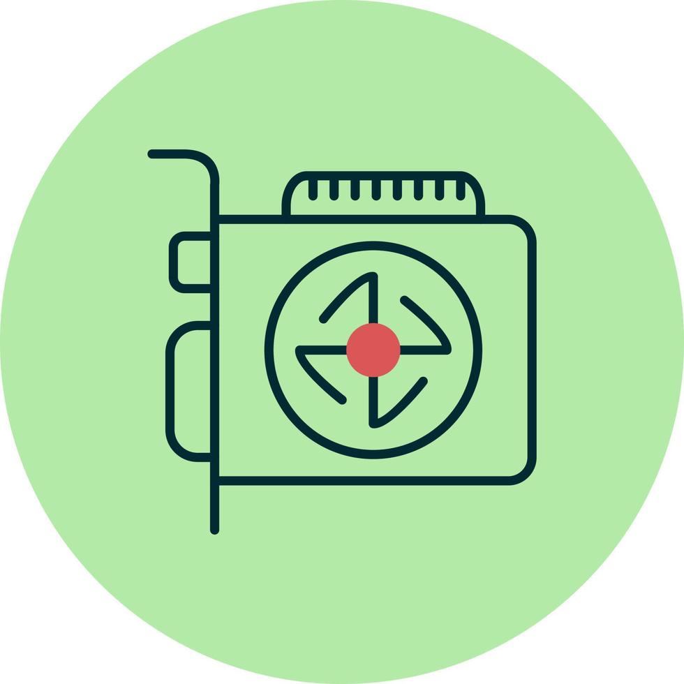 Graphics card Vector Icon