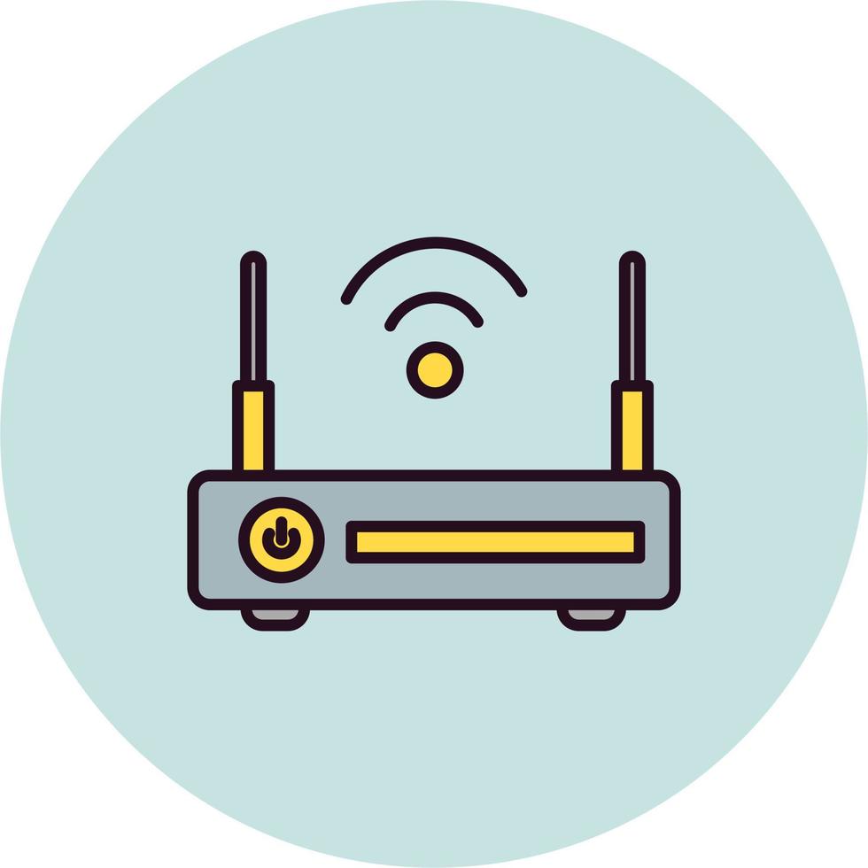 Wifi router Vector Icon