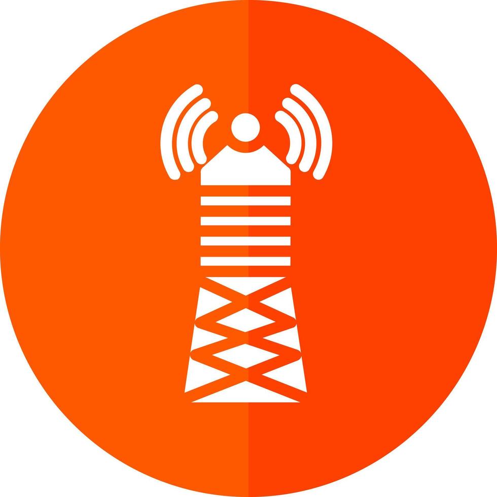 Broadcast Tower Vector Icon Design