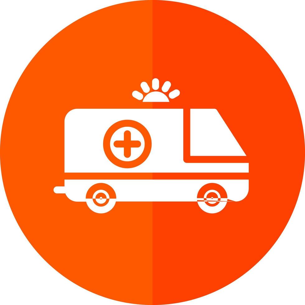 diseño de icono de vector de ambulancia