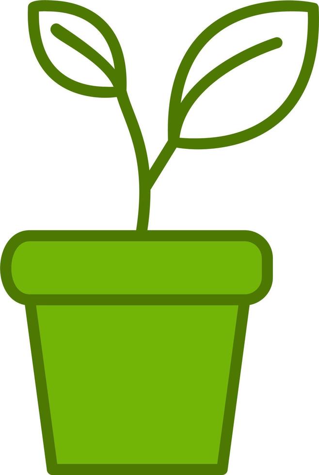 Plant pot Vector Icon