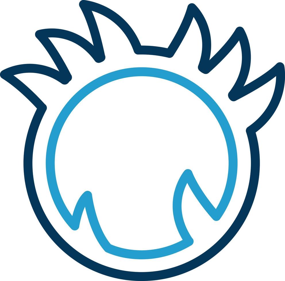 Ring Of Fire Vector Icon Design
