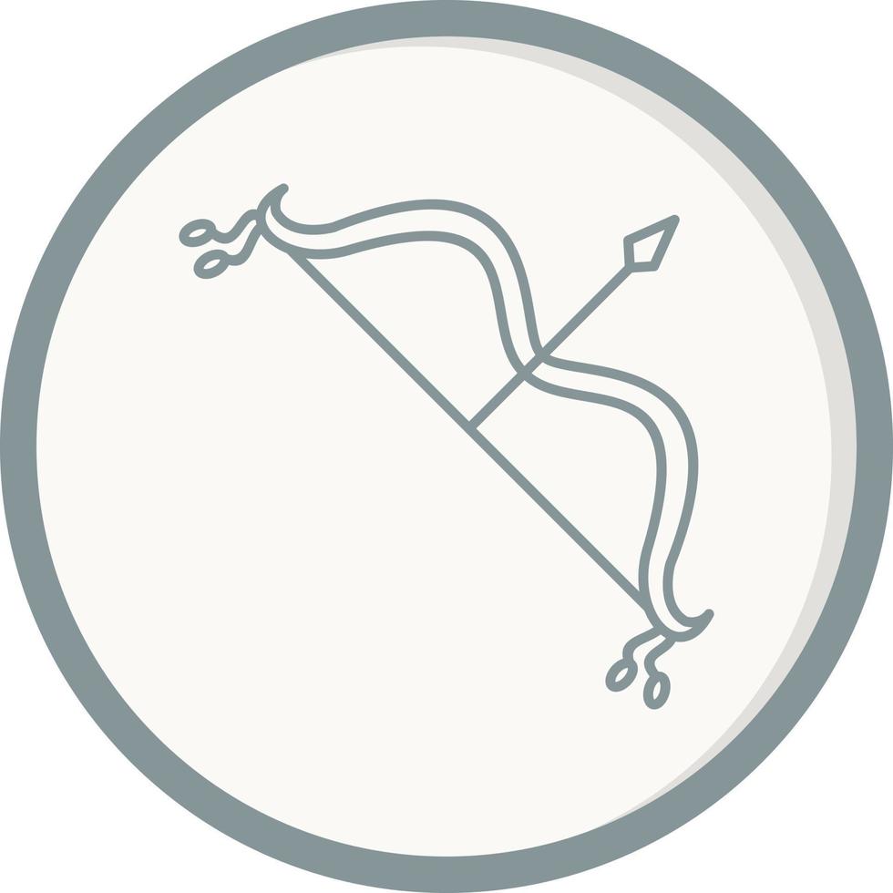 Arch and Bow Vector Icon