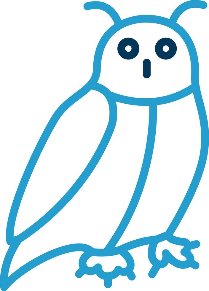 Owl Vector Icon Design