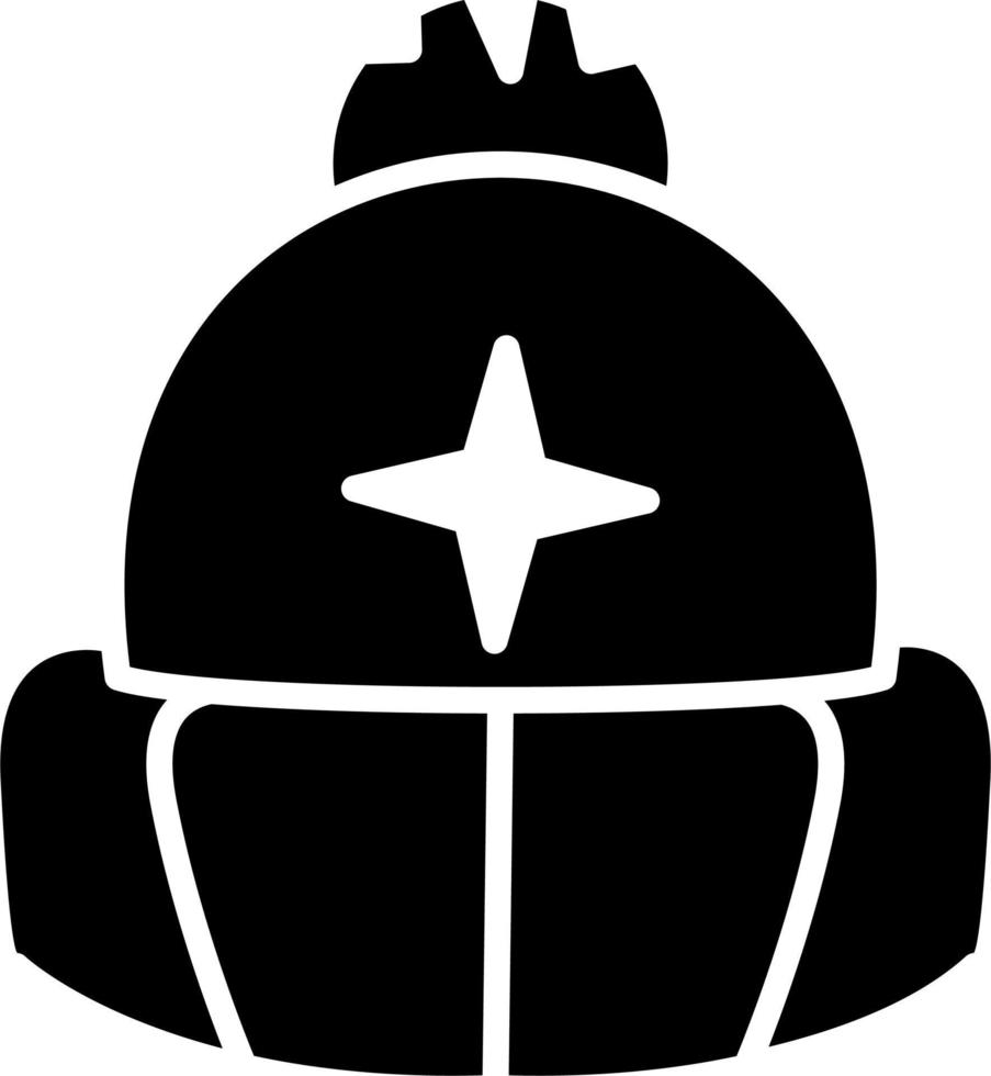 Knitted hat Vector Icon