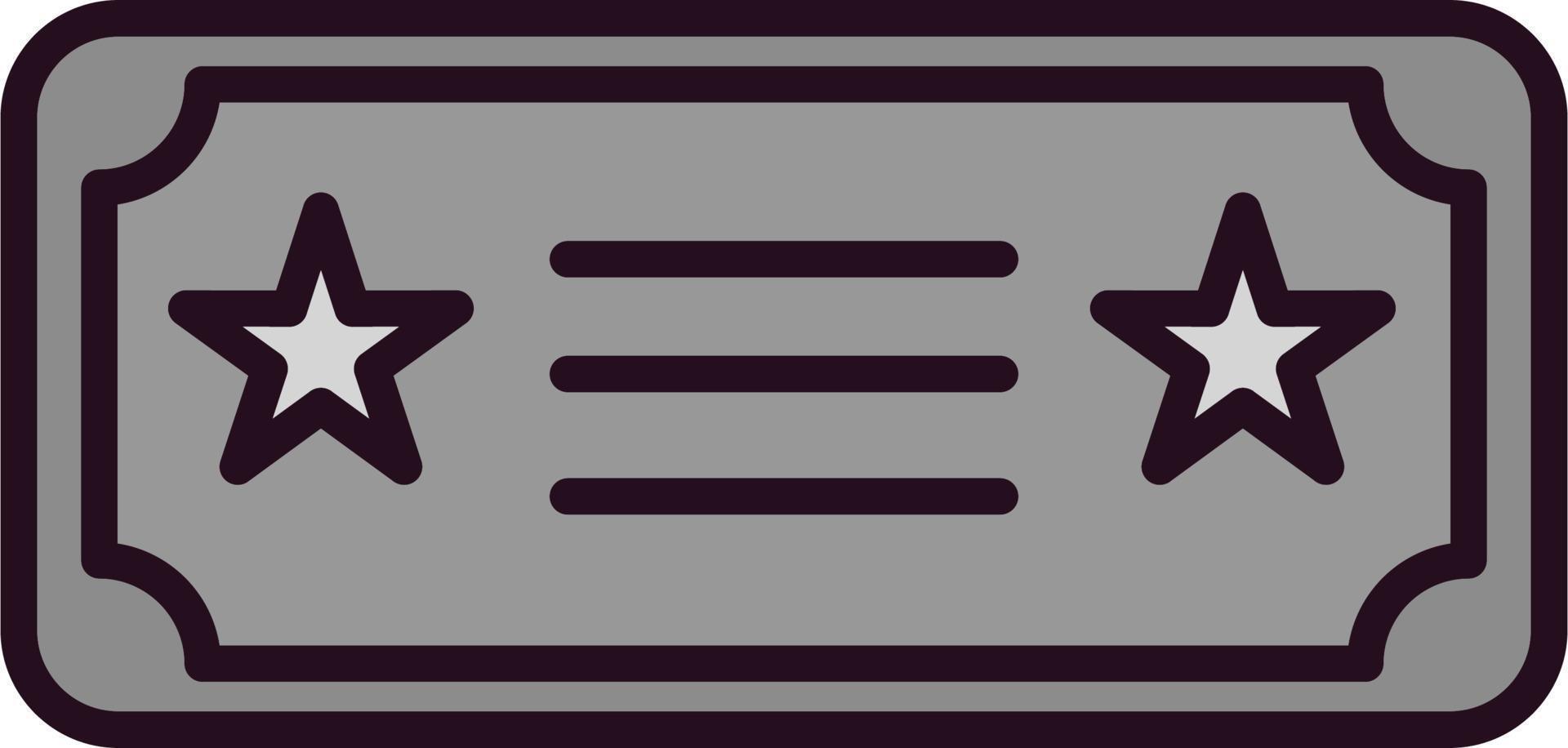 Ticket Vector Icon