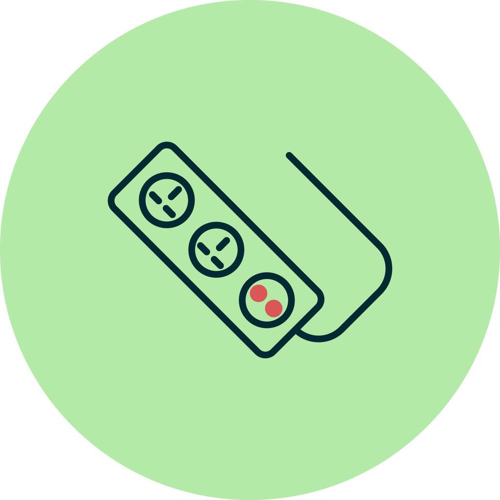 Power strip Vector Icon