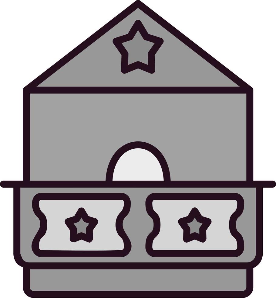 Ticket Office Vector Icon